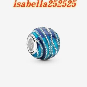 Pandora Blue Wave Charm|Pendant